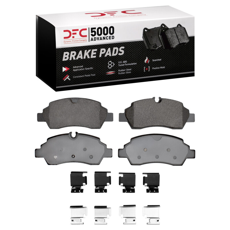 Ford Transit-250 Brake Pads - Rear - DFC - 5000 Advanced Semi Metallic - `15-`19