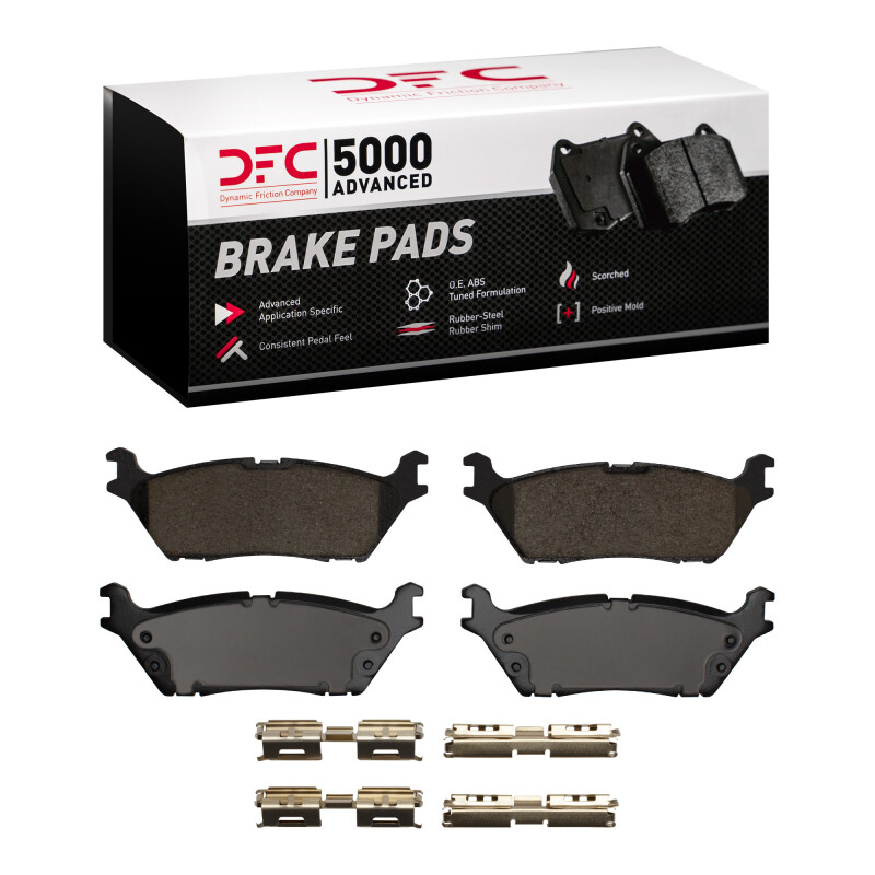 Ford F-150 Brake Pads - Rear - DFC - 5000 Advanced Ceramic - `15-`21