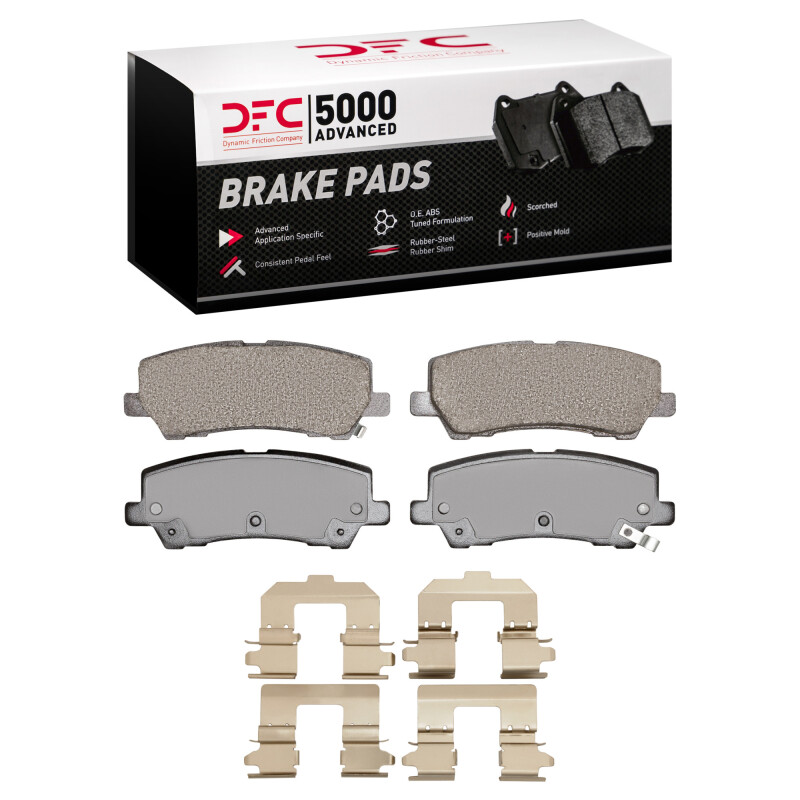 Ford Mustang Brake Pads - Rear - DFC - 5000 Advanced Ceramic - `15-`21