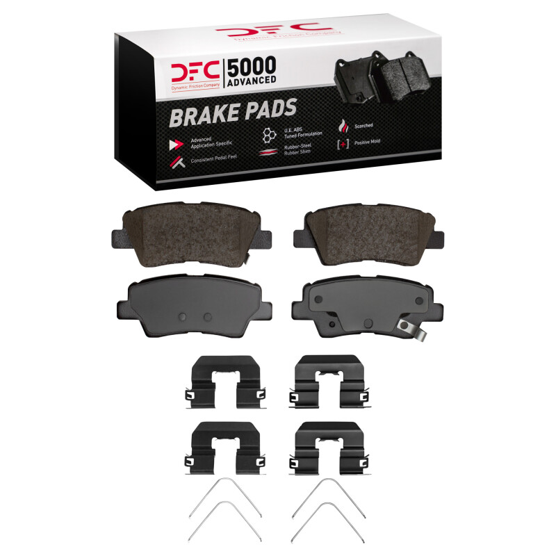 Hyundai Tucson Brake Pads - Rear - DFC - 5000 Advanced Ceramic - `09-`22