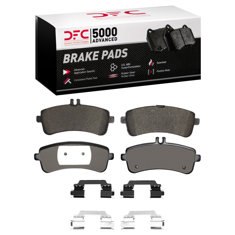 Mercedes-Benz S63 AMG Brake Pads - Rear - DFC - 5000 Advanced Low Metallic - `14-`24