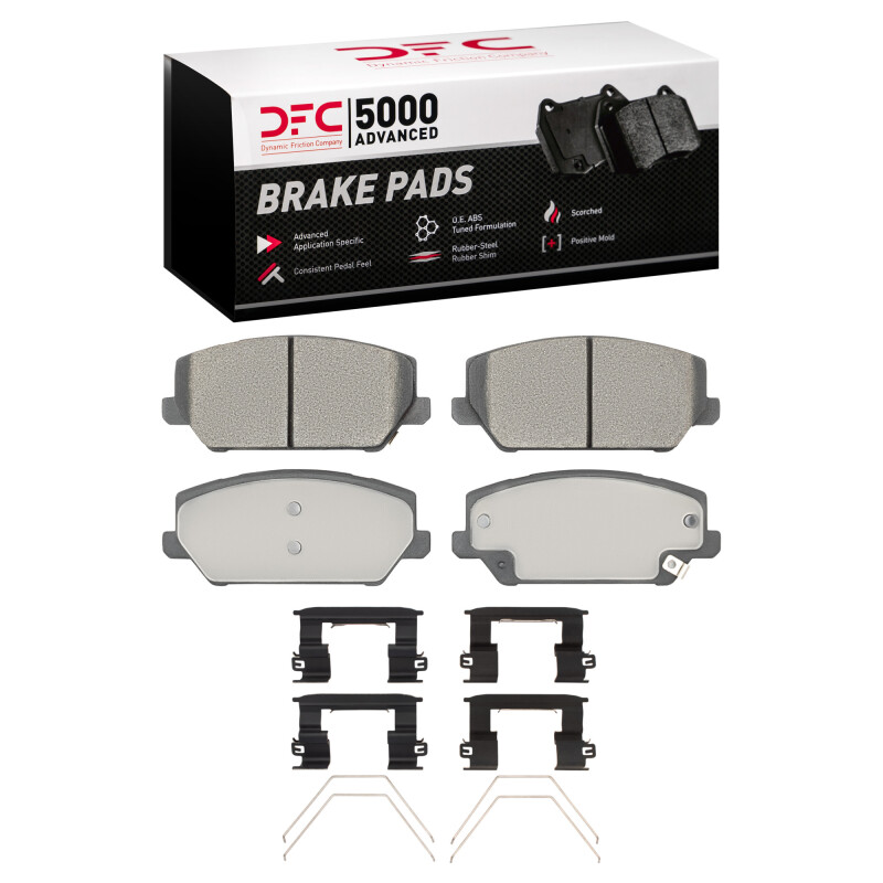 Hyundai Veloster N Brake Pads - Front - DFC - 5000 Advanced Low Metallic - `19-`22