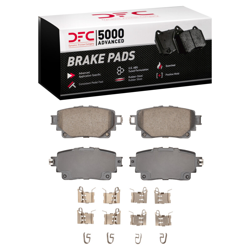 Lexus NX Brake Pads - Rear - DFC - 5000 Advanced Ceramic - `20-`25
