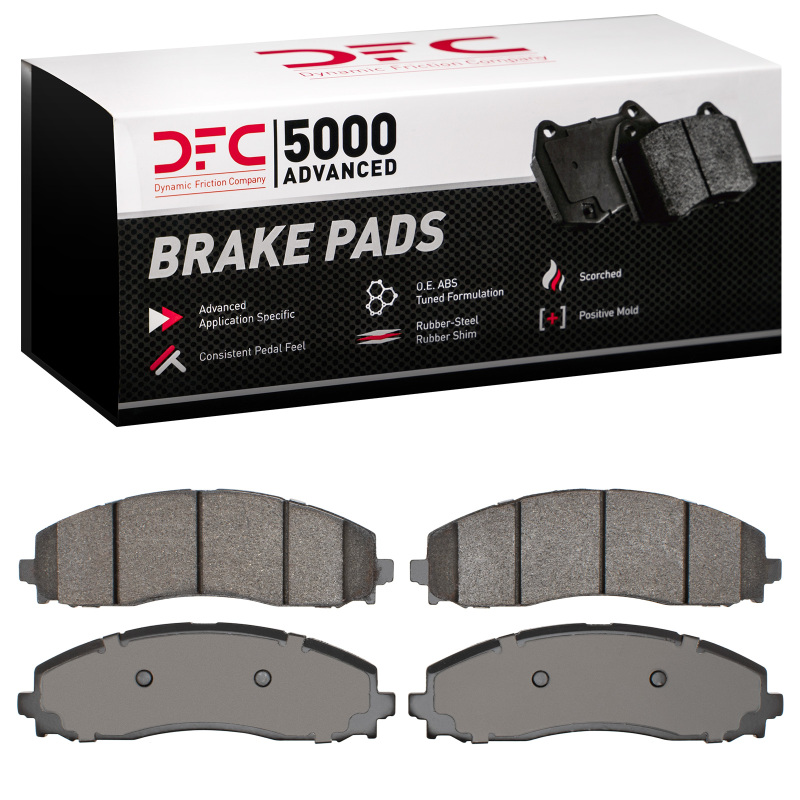 Ford F-250 Super Duty Brake Pads - Rear - DFC - 5000 Advanced Semi Metallic - `23-`25