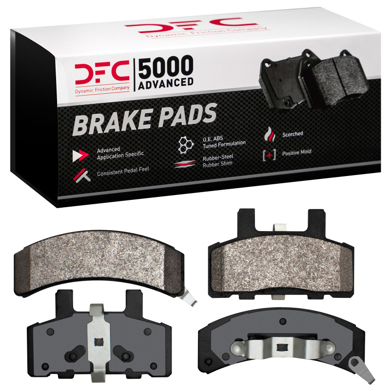 Cadillac Commercial Chassis Brake Pads - Front - DFC - 5000 Advanced Semi Metallic - `88-`02