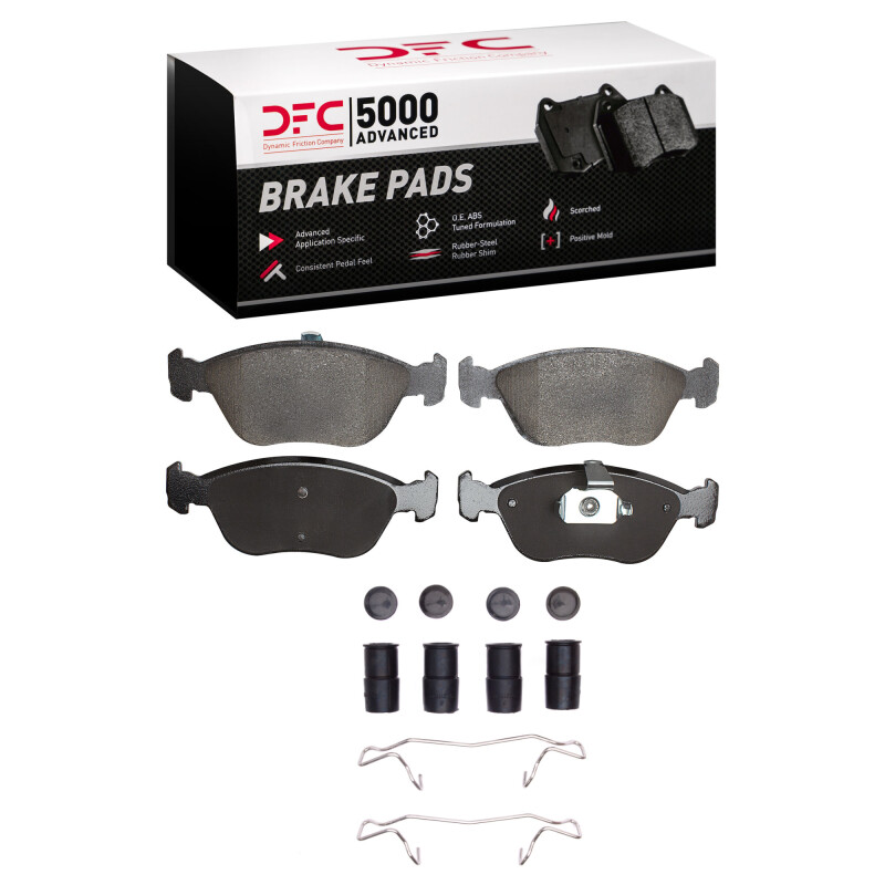Volvo V70 Brake Pads - Front - DFC - 5000 Advanced Low Metallic - `98-`04