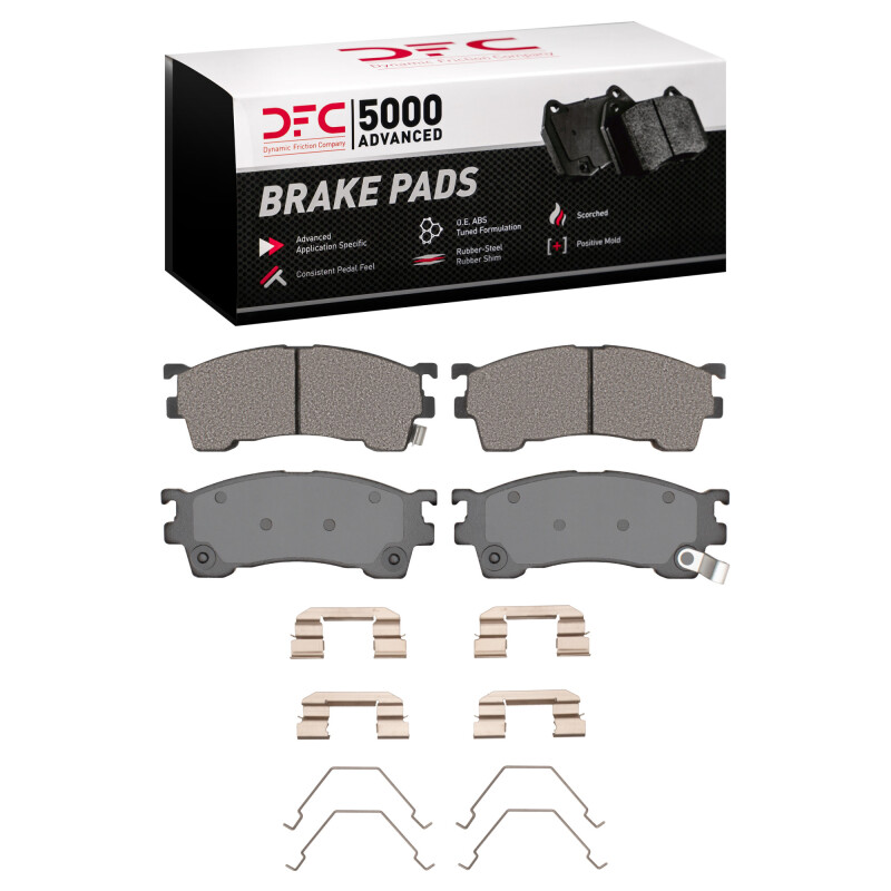 Ford Probe Brake Pads - Front - DFC - 5000 Advanced Semi Metallic - `93-`00