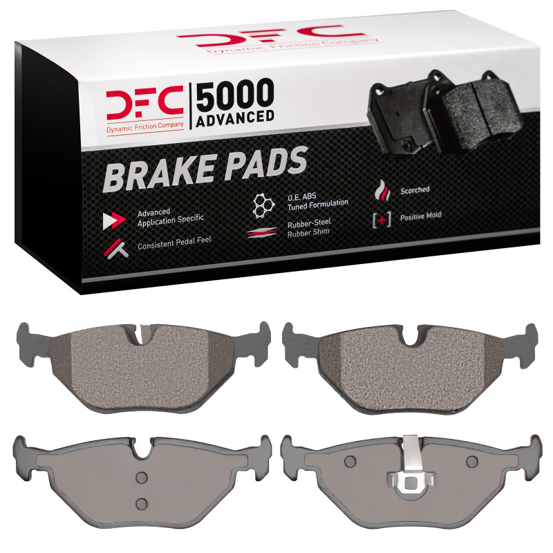 BMW 328i Brake Pads - Rear - DFC - 5000 Advanced Low Metallic - `91-`08