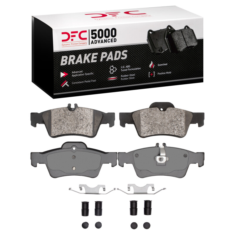 Mercedes-Benz E500 Brake Pads - Rear - DFC - 5000 Advanced Low Metallic - `02-`17