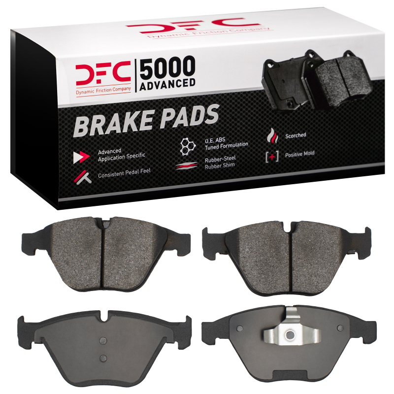 BMW 328i Brake Pads - Front - DFC - 5000 Advanced Low Met - `07-`15