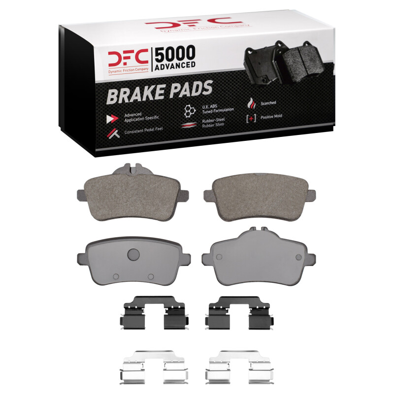 Mercedes-Benz GLE350 Brake Pads - Rear - DFC - 5000 Advanced Ceramic - `12-`18