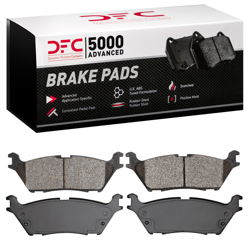 Ford F-150 Brake Pads - Rear - DFC - 5000 Advanced Semi Metallic - `18-`20