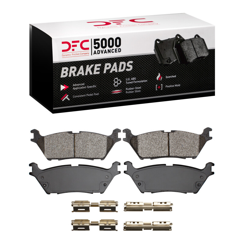 Ford F-150 Brake Pads - Rear - DFC - 5000 Advanced Semi Metallic - `18-`20