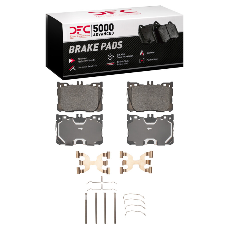 Mercedes-Benz C43 AMG Brake Pads - Front - DFC - 5000 Advanced Low Metallic - `16-`23