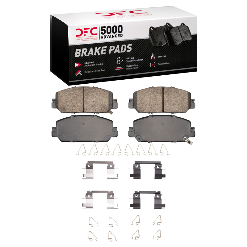 Honda Clarity Brake Pads - Front - DFC - 5000 Advanced Ceramic - `17-`21