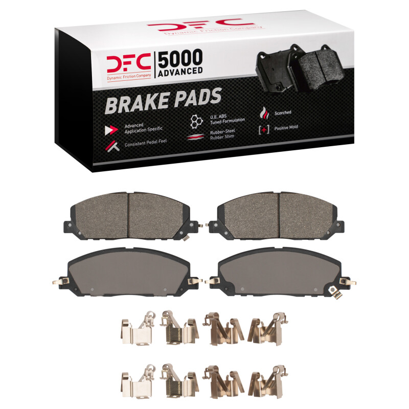 Ford Police Interceptor Utility Brake Pads - Front - DFC - 5000 Advanced Semi Metallic - `20-`25