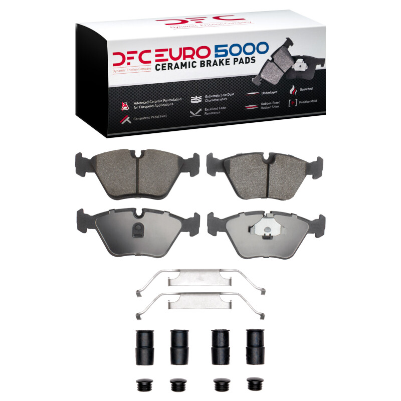 BMW 540i Brake Pads - Front - DFC - Euro 5000 Ceramic - `87-`05