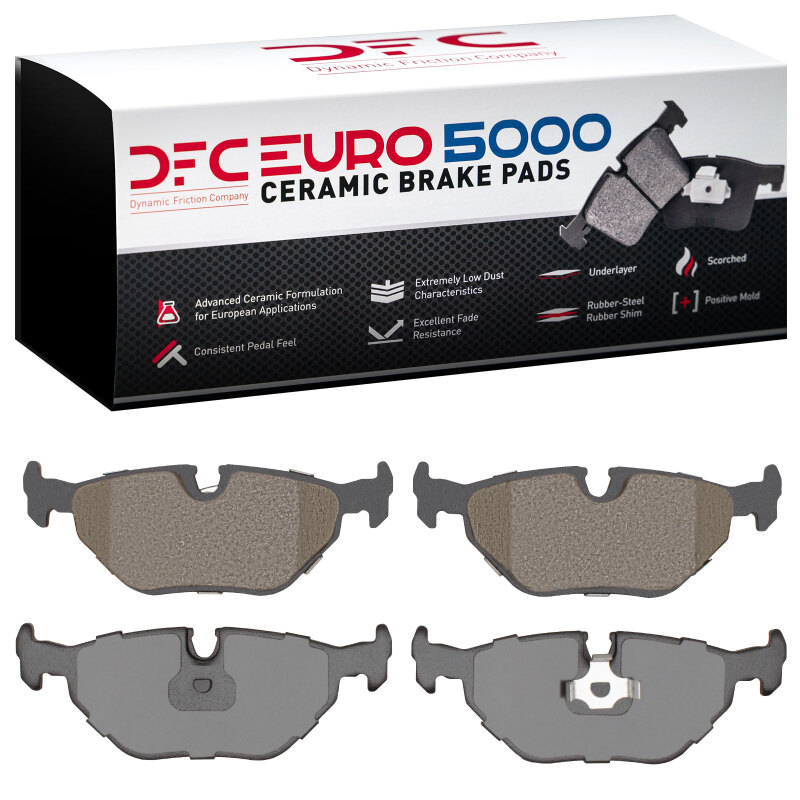 BMW 525I Brake Pads - Rear - DFC - Euro 5000 Ceramic - `87-`02