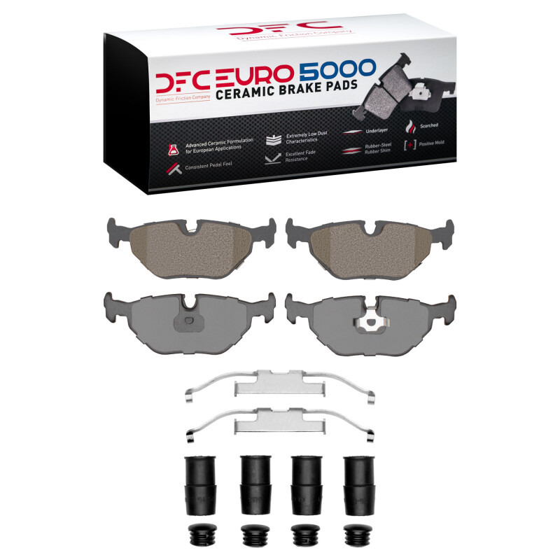 BMW 530i Brake Pads - Rear - DFC - Euro 5000 Ceramic - `87-`02