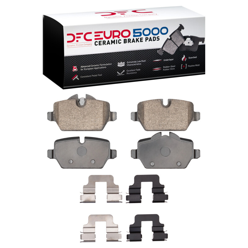 BMW 120i Brake Pads - Rear - DFC - Euro 5000 Ceramic - `05-`16