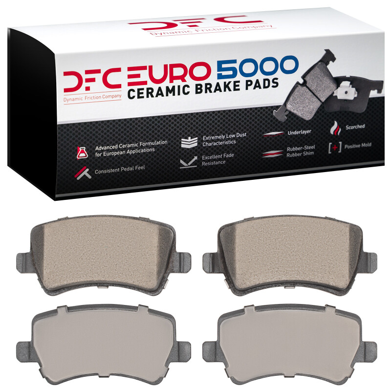 Land Rover LR2 Brake Pads - Rear - DFC - Euro 5000 Ceramic - `07-`18
