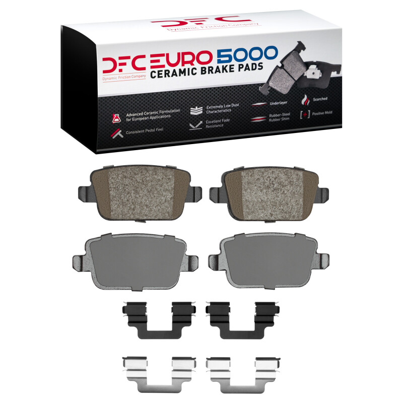 Land Rover LR2 Brake Pads - Rear - DFC - Euro 5000 Ceramic - `08-`12