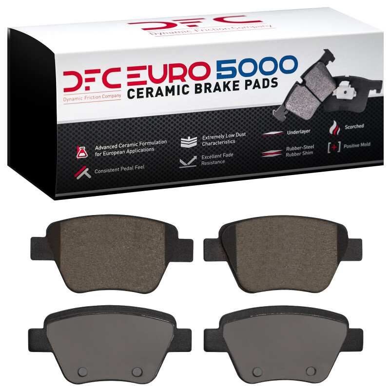 Audi A3 Quattro Brake Pads - Rear - DFC - Euro 5000 Ceramic - `05-`18