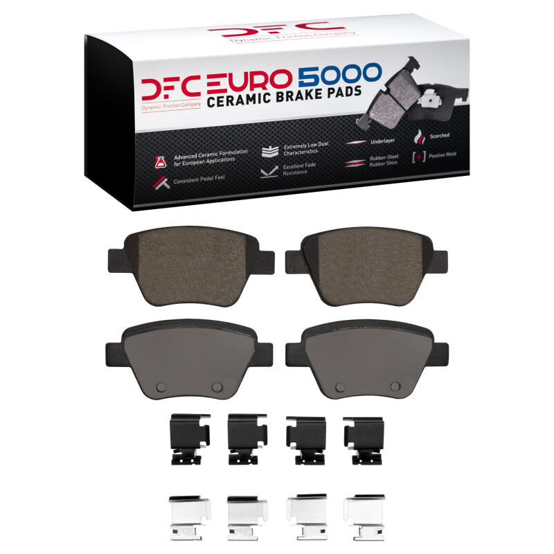 Audi A3 Brake Pads - Rear - DFC - Euro 5000 Ceramic - `05-`16