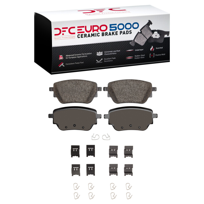 Mercedes-Benz A200 Brake Pads - Rear - DFC - Euro 5000 Ceramic - `19-`26