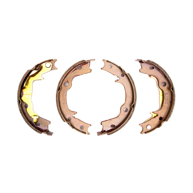 Dodge Attitude Parking Brake Shoes - DFC - Carbon Steel, Semi-Metallic - Black - `06-`13