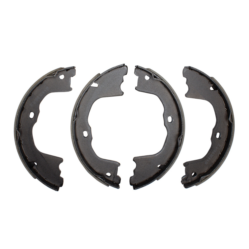 Ford F600 Super Duty Brake Shoes - DFC - Carbon Steel, Semi-Metallic - Black - `23-`26