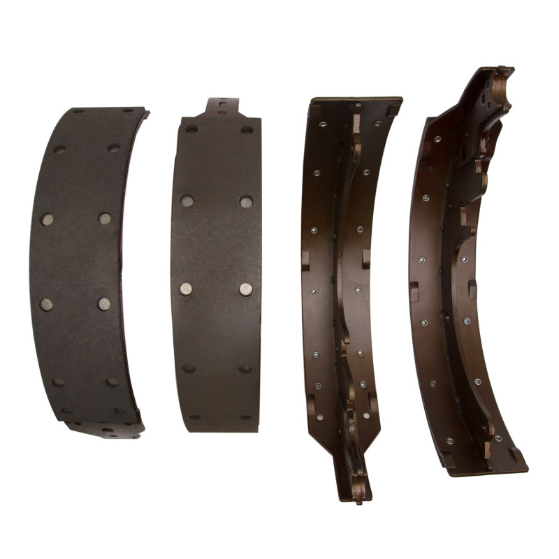 Chevrolet K2500 Suburban Brake Shoes - Rear - DFC - Premium Riveted - Black - `75-`06