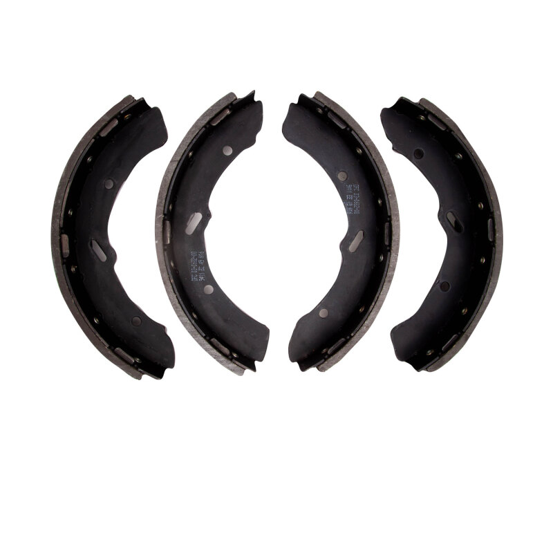 Mitsubishi Fuso FE Brake Shoes - Front/Rear - DFC - Premium Riveted Shoes - Black - `87-`18