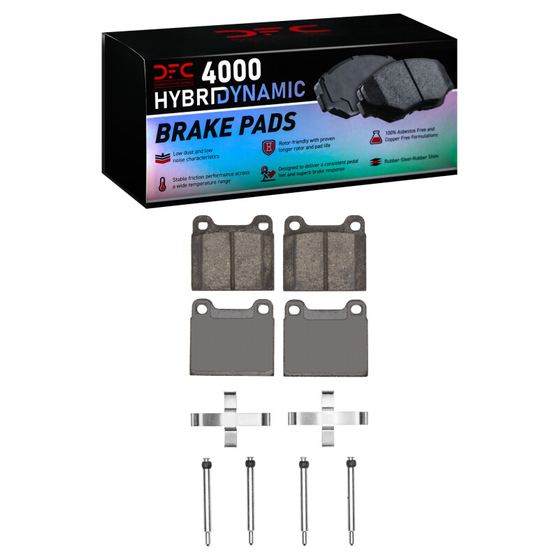 Volvo DL Brake Pads - Rear - DFC - 4000 HybriDynamic - `75-`04