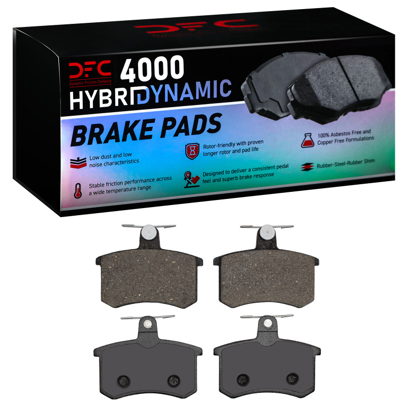 Audi V8 Quattro Brake Pads - Rear - DFC - 4000 HybriDynamic - `80-`01 Audi V8 Quattro Brake Pads - Rear - DFC - 4000 HybriDynamic - `80-`01