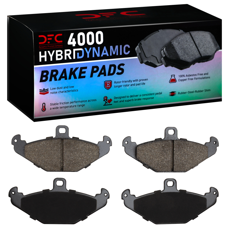 Eagle Premier Brake Pads - Rear - DFC - 4000 HybriDynamic - `88-`00