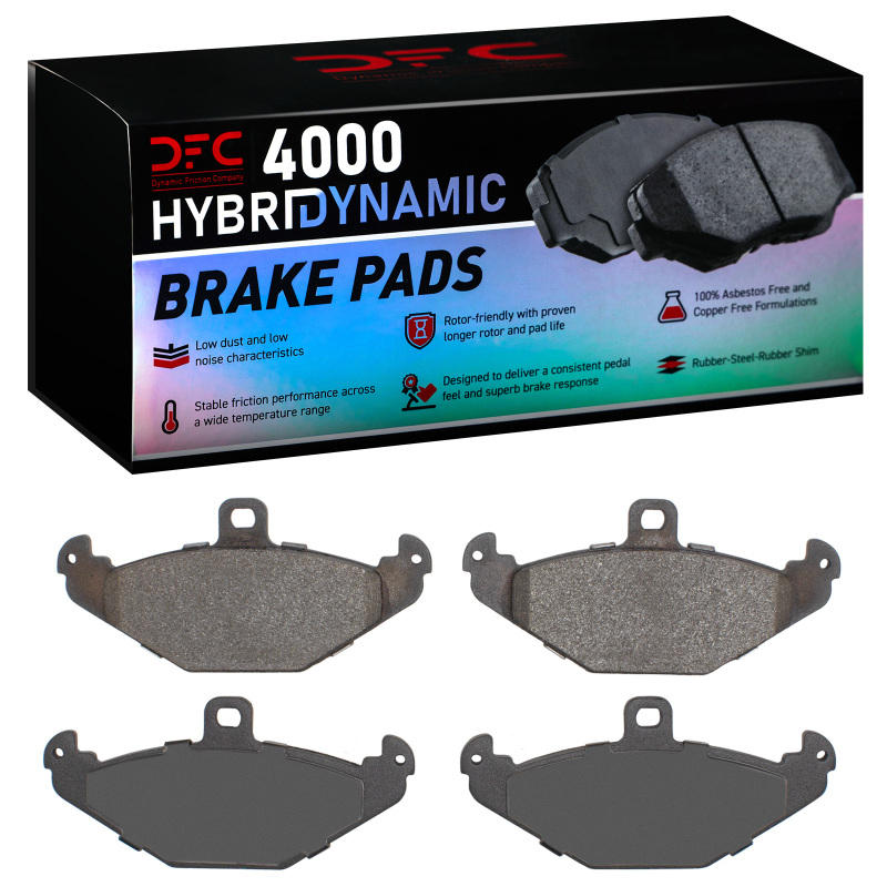 Tesla Roadster Brake Pads - Rear - DFC - 4000 HybriDynamic - `97-`11