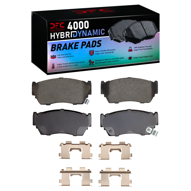 Nissan Tsuru Brake Pads - Front - DFC - 4000 HybriDynamic - `91-`17