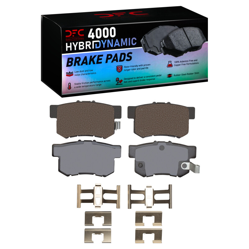 Acura RL Brake Pads - Rear - DFC - 4000 HybriDynamic - `99-`04