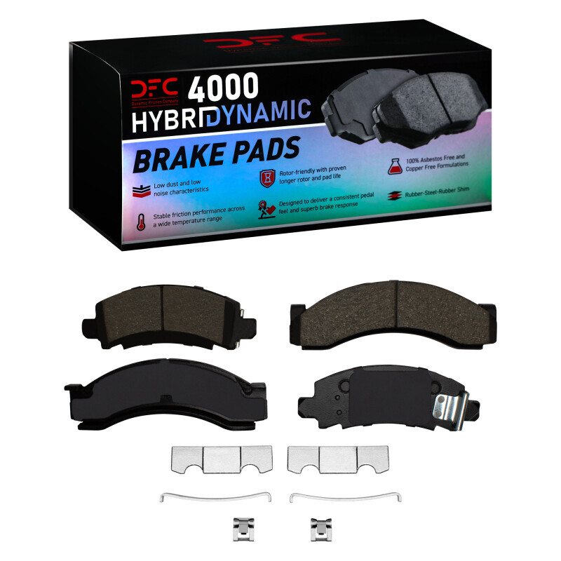 Chevrolet K30 Brake Pads - Rear/Front - DFC - 4000 HybriDynamic - `71-`05