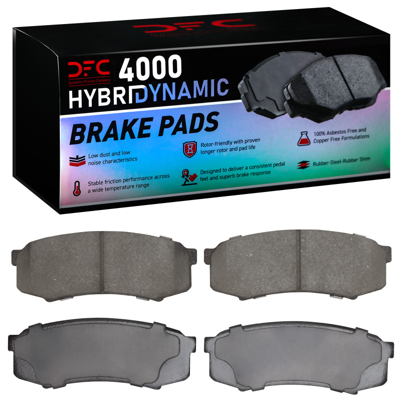 Toyota Sequoia Brake Pads - Rear - DFC - 4000 HybriDynamic - `93-`24