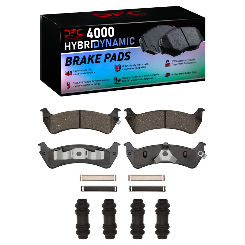 Ford Ranger Brake Pads - Rear - DFC - 4000 HybriDynamic - `95-`02