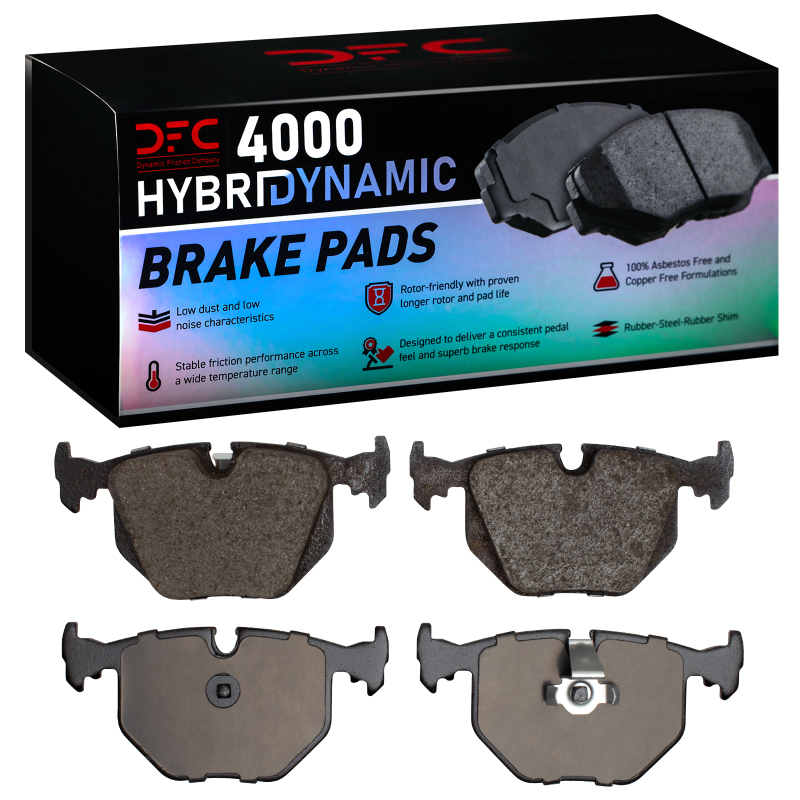 Land Rover Range Rover Brake Pads - Rear - DFC - 4000 HybriDynamic - `91-`10 Land Rover Range Rover Brake Pads - Rear - DFC - 4000 HybriDynamic - `91-`10