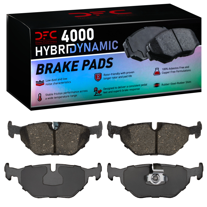 BMW 540i Brake Pads - Rear - DFC - 4000 HybriDynamic - `96-`03