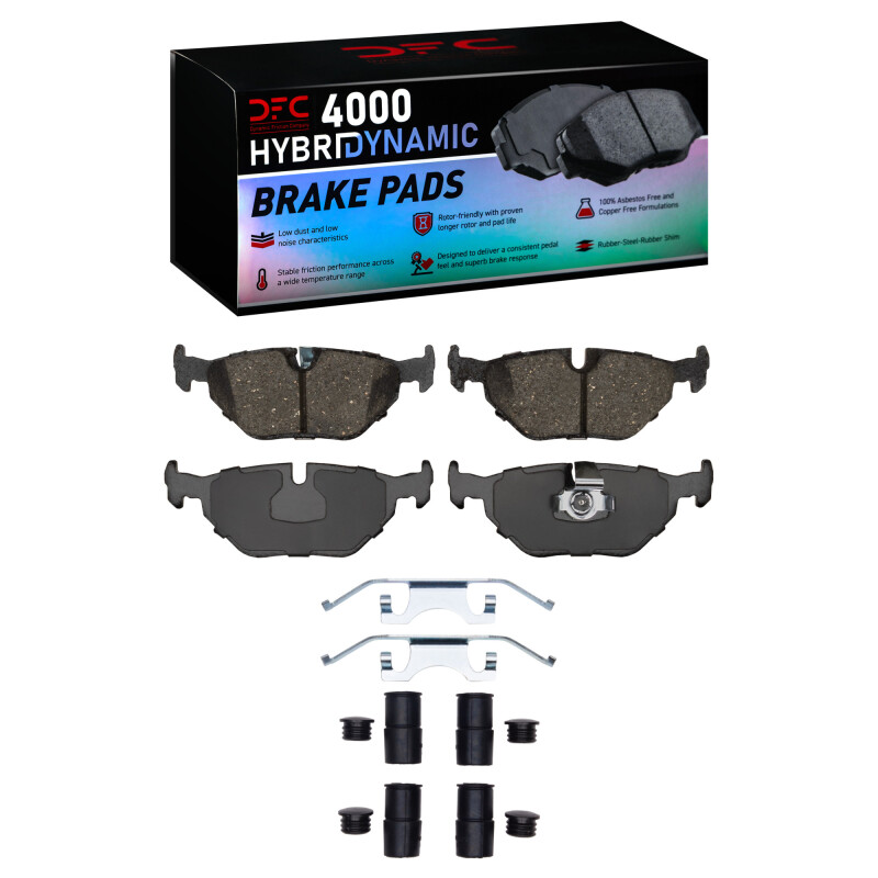 BMW 530i Brake Pads - Rear - DFC - 4000 HybriDynamic - `96-`03