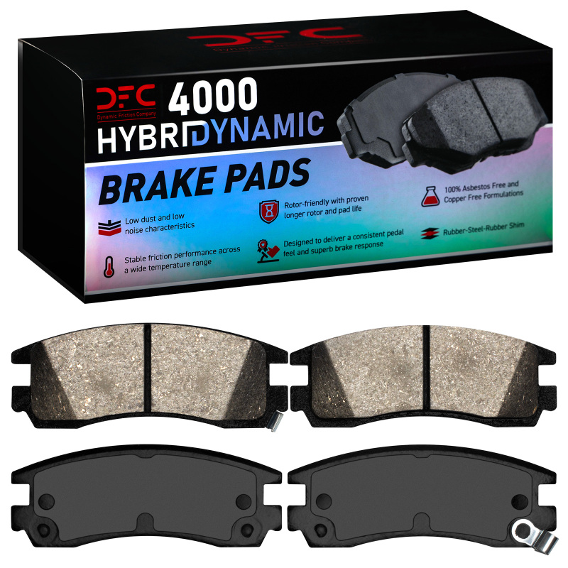 Volkswagen Derby Brake Pads - Rear/Front - DFC - 4000 HybriDynamic - `95-`10 Volkswagen Derby Brake Pads - Rear/Front - DFC - 4000 HybriDynamic - `95-`10