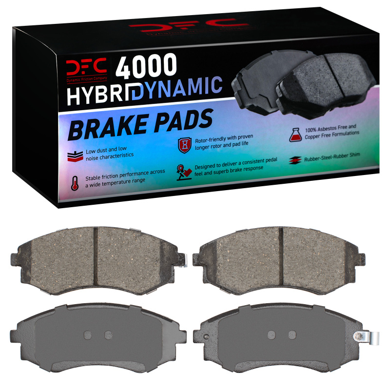 Nissan Stanza Brake Pads - Front - DFC - 4000 HybriDynamic - `89-`06