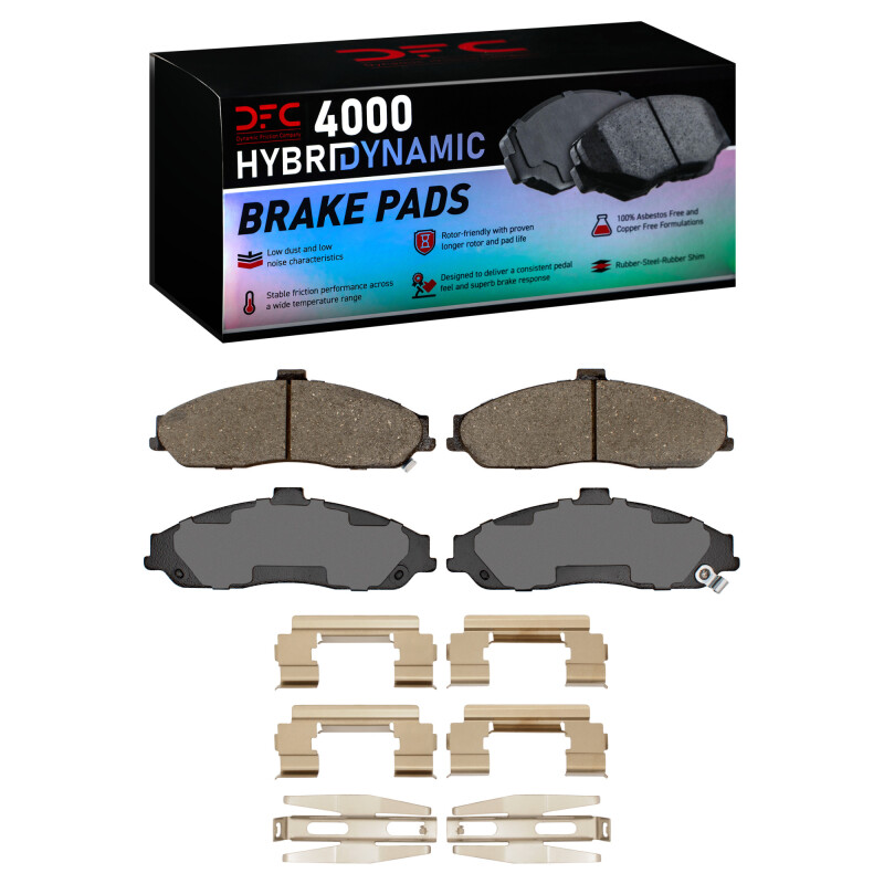 Chevrolet Corvette Brake Pads - Front - DFC - 4000 HybriDynamic - `97-`13