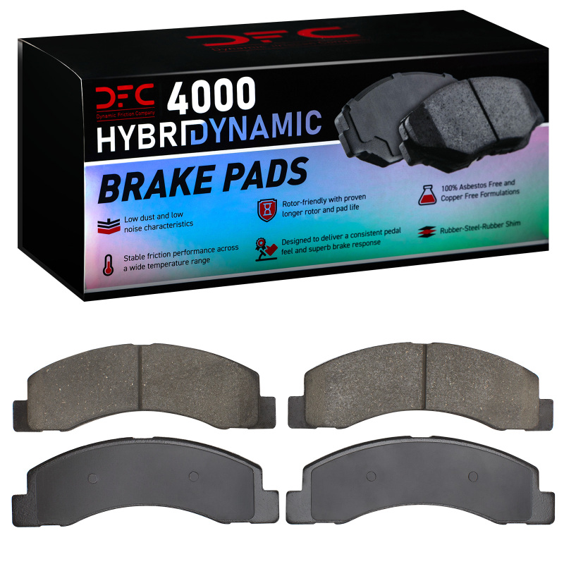 Ford F-350 Super Duty Brake Pads - Front - DFC - 4000 HybriDynamic - `99-`05