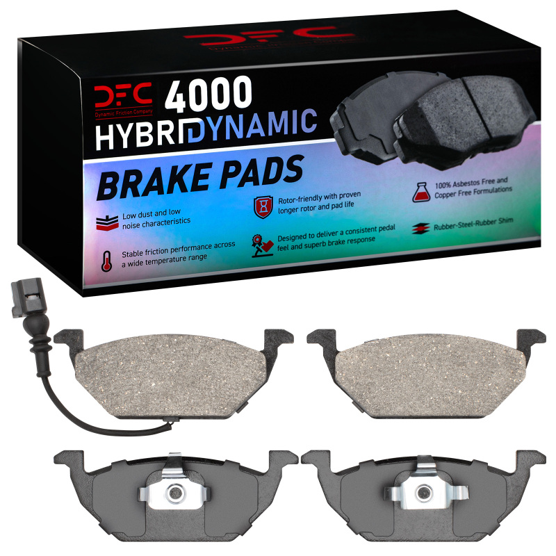 Volkswagen Jetta Wagon Brake Pads - Front - DFC - 4000 HybriDynamic - `99-`10